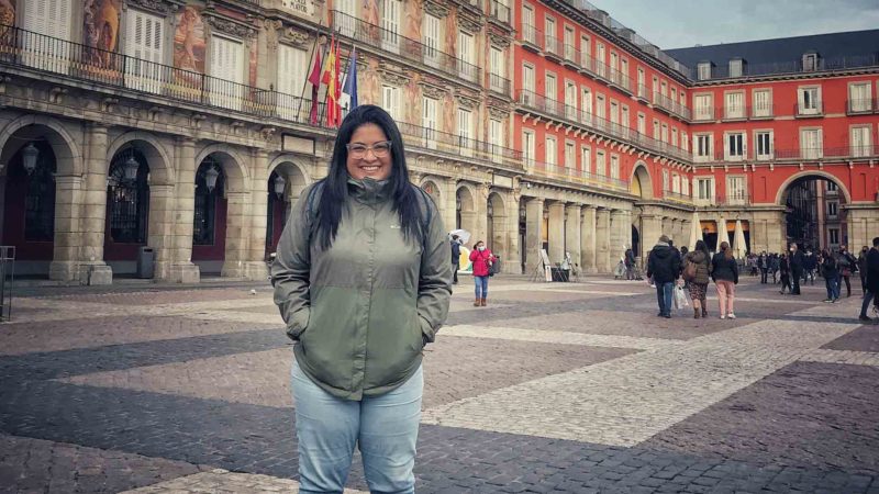 Adriana Herrera, periodista venezolana en Madrid